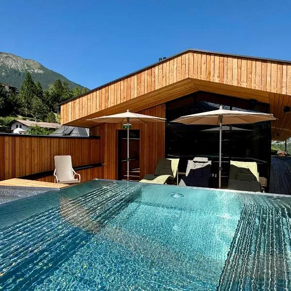 Lärchenlodge SkySpa and Rooftop Pool inklusive Stubai SuperCard，位于富尔普梅斯的酒店