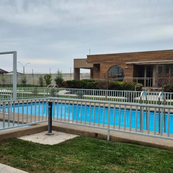 Departamento a pasos del Mall Plaza Maule de 3Dor Condominio Vista San Miguel，位于塔尔卡的酒店