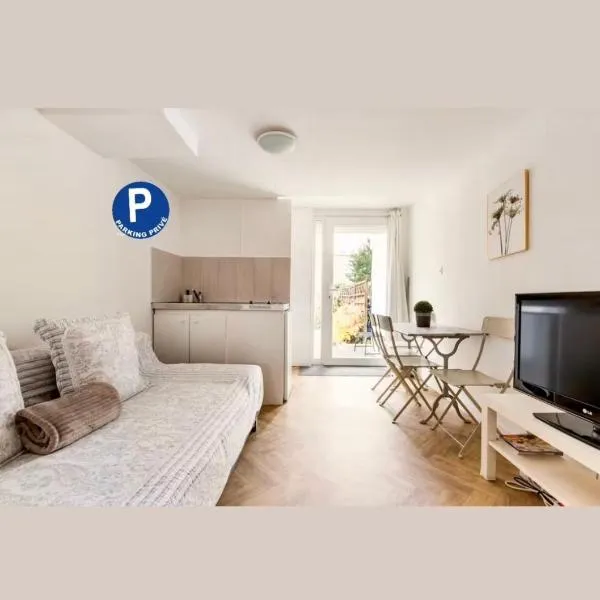 Cocon et parking privé sur place a 5min de lille，位于蒙桑巴勒尔的酒店