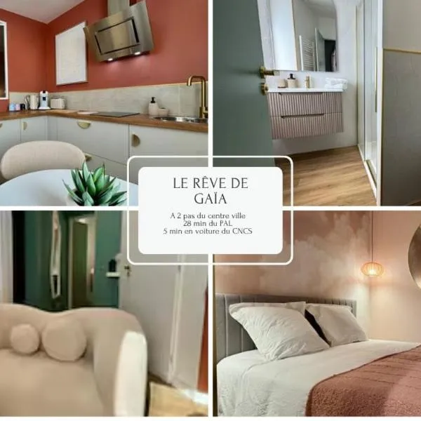 Appartement Le rêve de Gaïa Climatisation et Wifi，位于穆兰的酒店