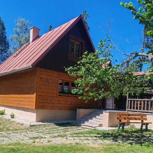 Cabin near forest，位于Mlynčeky的酒店