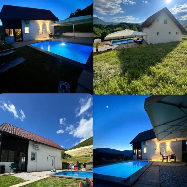 The Alpine Poolhouse，位于Trnovo的酒店