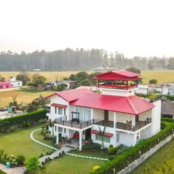 Hriday Bhoomi Luxury Cottages & Villa, Jim Corbett,位于Jhirna的酒店