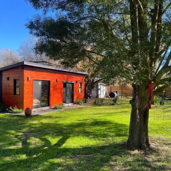 Confortable cabaña con parrilla，位于查斯科穆斯的酒店