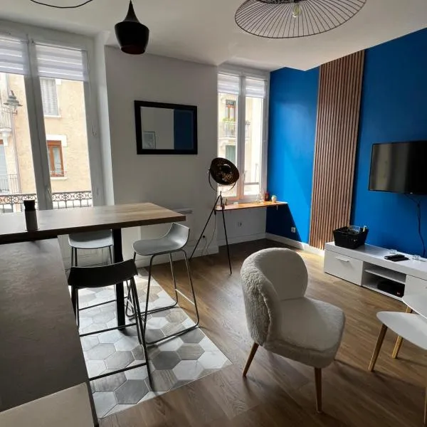 Appartement le flamboyant - WIFI - CENTRAL - COSY，位于艾克斯莱班的酒店