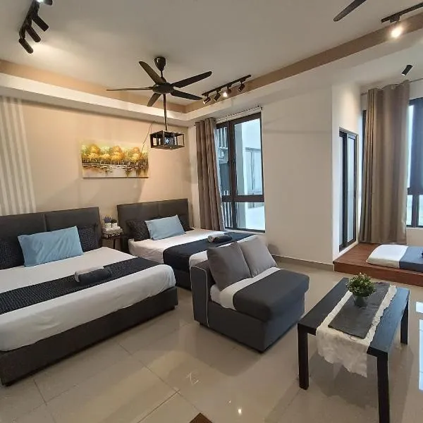 Bali Melaka SeaView WaterPark 2-5Pax 5minJonker Projector，位于马六甲的酒店