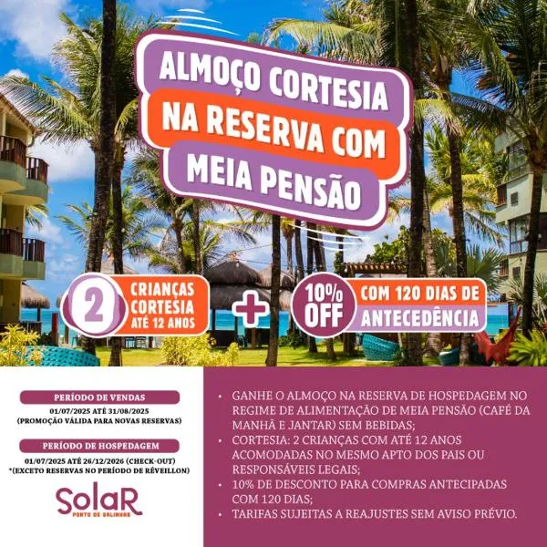 Hotel Solar Porto de Galinhas，位于嘎林海斯港的酒店