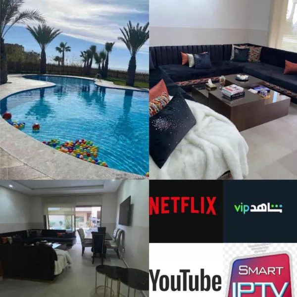 appartement beau rivage pied dans leau，位于伊米乌阿达尔的酒店