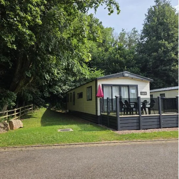 Woodland View Exec Van - Hot Tub - Private Parking - Hoburne Devon Bay，位于佩恩顿的酒店