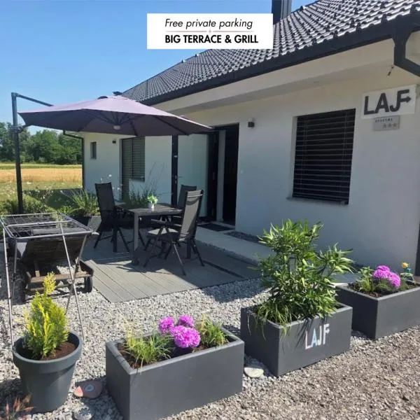 Apartma Lajf，位于布雷日采的酒店