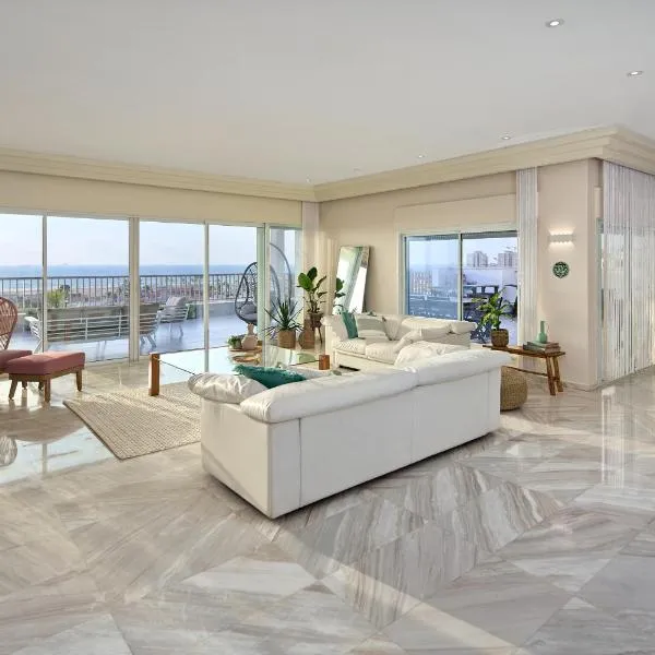 The Sea View Penthouse Ashdod，位于阿什杜德的酒店