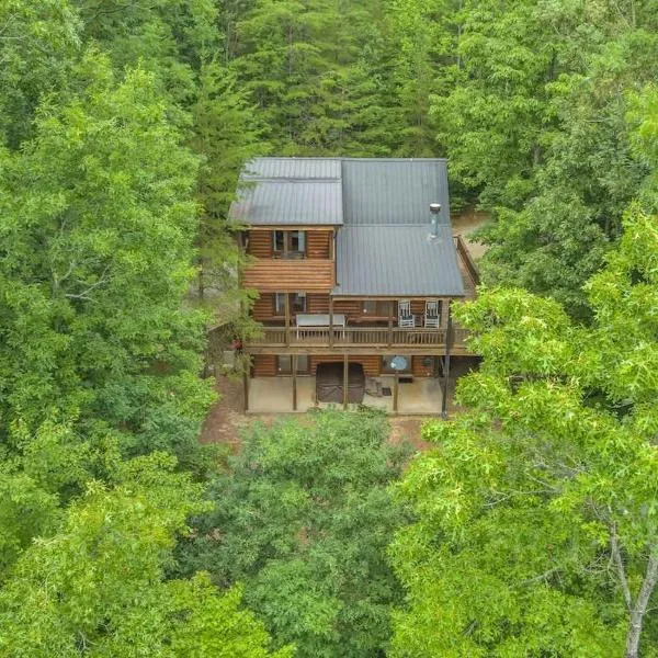 Blue Ridge Cabin in the Woods With Hot Tub，位于蓝岭的酒店