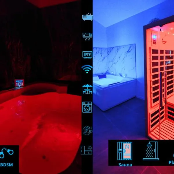 Maisons Plaisir & Pulsion Spa Sauna Privé，位于阿洛的酒店