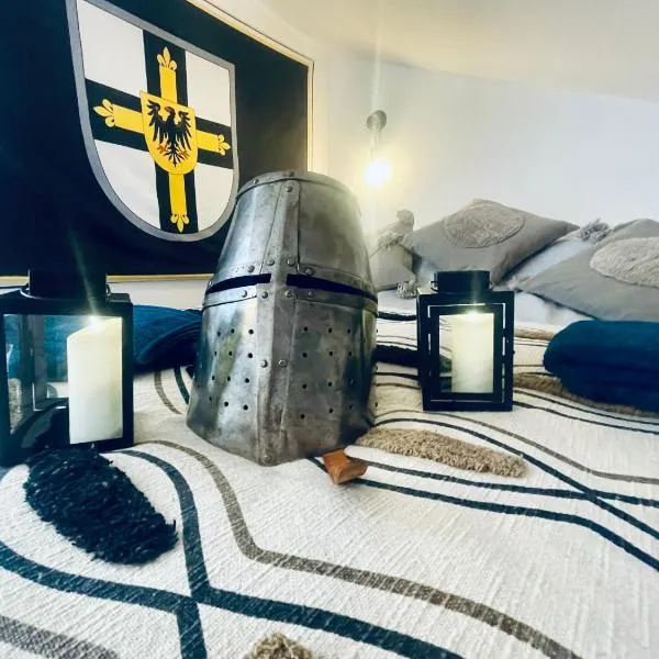 Szczytno Mazury Krzyżacki Loft Apartamenty u Krzyżaka，位于什奇特诺的酒店