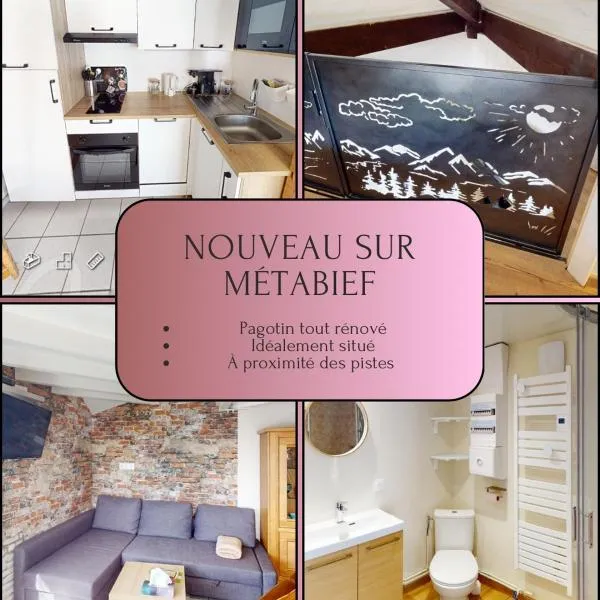 Pagotin de charme à Métabief，位于梅塔比耶的酒店