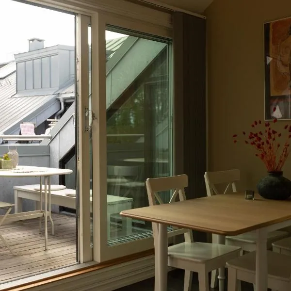 Top floor - view & balcony in Oslo city center，位于奥斯陆的酒店