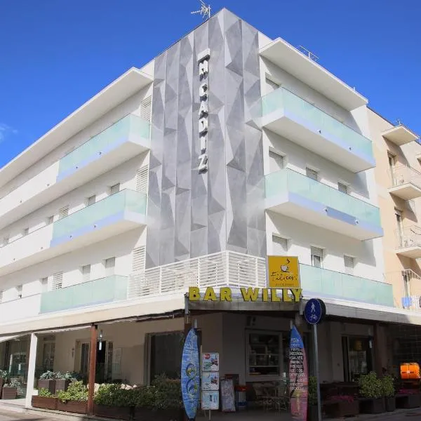 卡迪兹酒店，位于里米尼的酒店