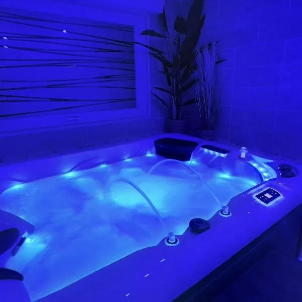 Espace privé - Gîte & Spa，位于Méricourt的酒店