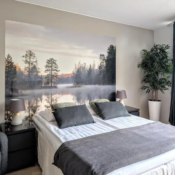 Henniina V Haukipudas - Suite with free parking，位于豪基普达斯的酒店