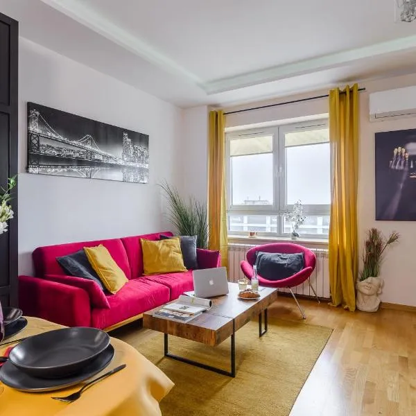 Lumina cozy apartment Platinum Tower，位于华沙的酒店