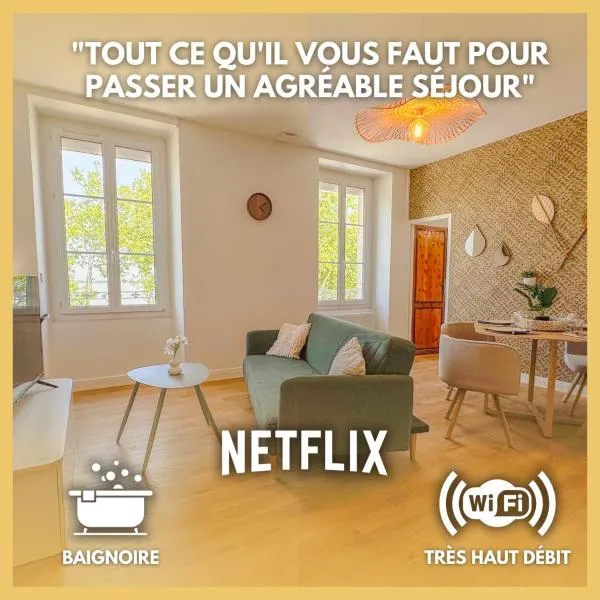 Pauillac côté confort 2pièces face à la Gironde，位于波亚克的酒店