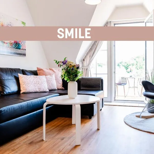 Smile, wunderschöne Wohnung direkt am Strand，位于哈里斯莱的酒店