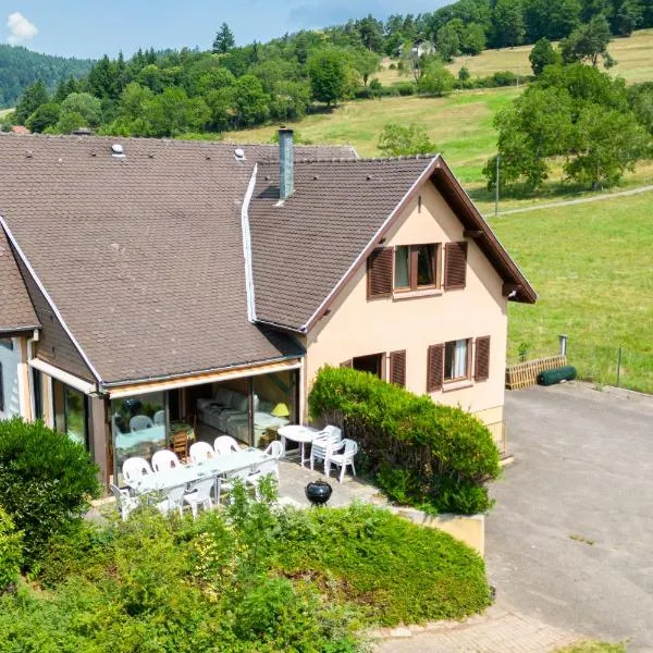 Maison de charme 300m2 Haslach 15 personnes grande salle à manger - Belles vues !，位于蒙斯特的酒店