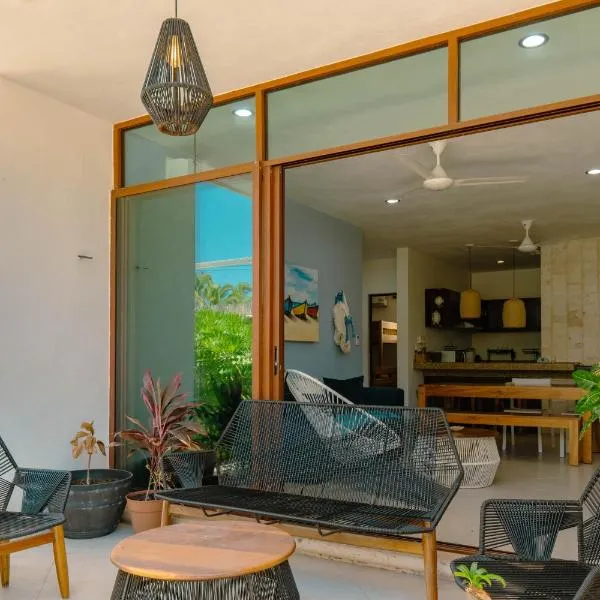 Hermoso Departamento En la Playa，位于希克苏鲁伯的酒店