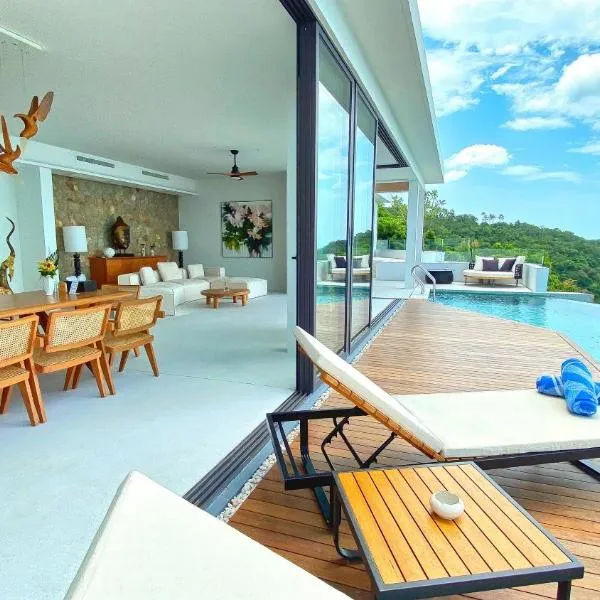 Anzhu Seamate Villa Samui，位于苏梅岛的酒店