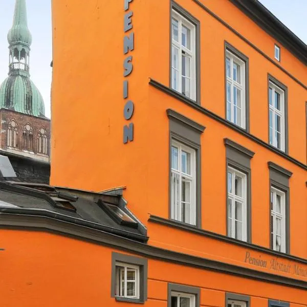 Pension Altstadt Mönch in top Lage direkt in der Altstadt incl Frühstück，位于施特拉尔松德的酒店