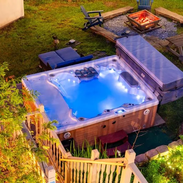 Hideaway Hot Tub Sunna Lake Kayaks Pool，位于布什基尔的酒店