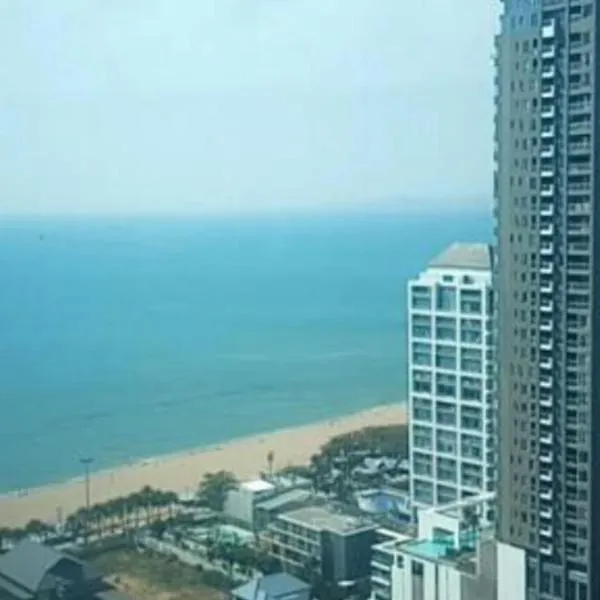 1 Bedroom Seaview Jomtein Pattaya 33sqm floor9th 90 3，位于乔木提恩海滩的酒店