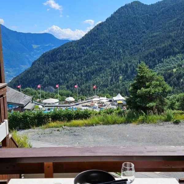 Studio 4103 Les Sources aux Bains d'Ovronnaz，位于奥瓦伦纳茨的酒店