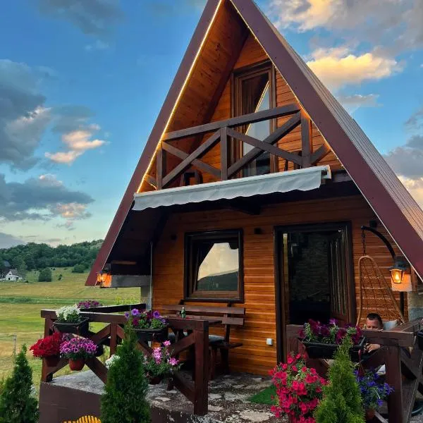 Mountain house Drveni Raj，位于扎布利亚克的酒店