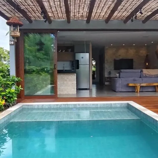 Casa Santorini - Barra Grande - Maraú - Vila Kadosh，位于巴拉格兰德的酒店