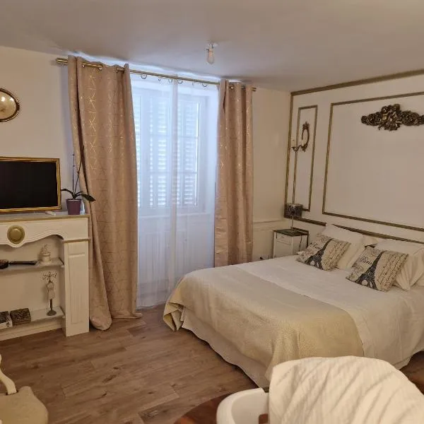 Studio luxe Rdc " chez la Juge "，位于Liesle的酒店