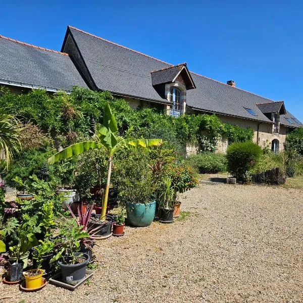 Eco-friendly house, near Angers5 bedrooms, 2 bathrooms，位于Corzé的酒店