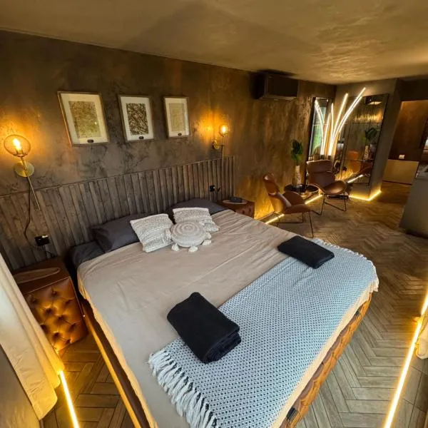 Retrīts MIGLA with sauna included，位于Stacija )) (( Blukas的酒店