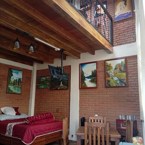 "Arte en el desván" Rustic loft - Desván rústico，位于Tenancingo de Degollado的酒店