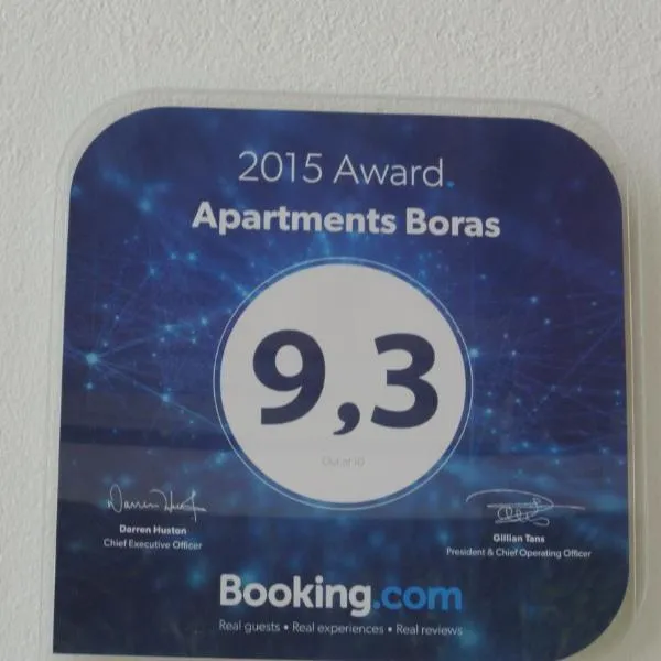 Apartments Boras，位于察夫塔特的酒店