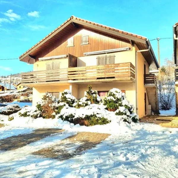 Appartement chalet avec chambre et terrasse，位于热拉梅的酒店