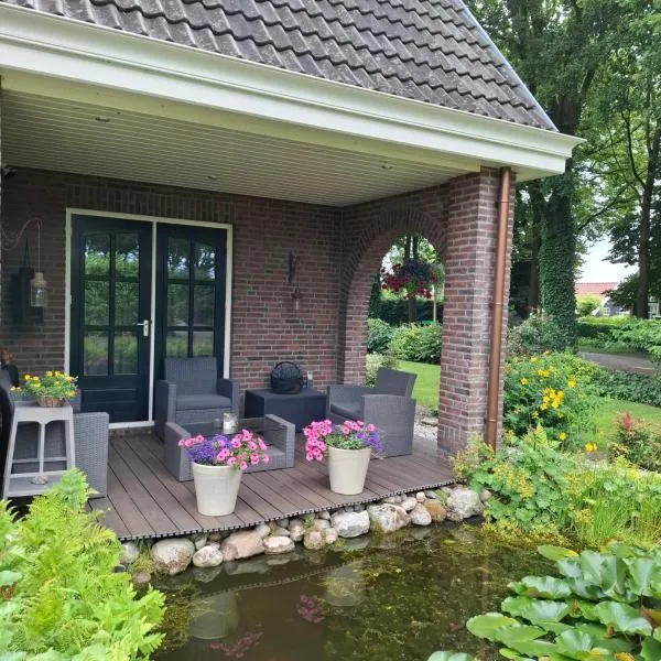 Bed & Breakfast "Bij de Trekgaten", breakfast optioneel，位于Hollandscheveld的酒店