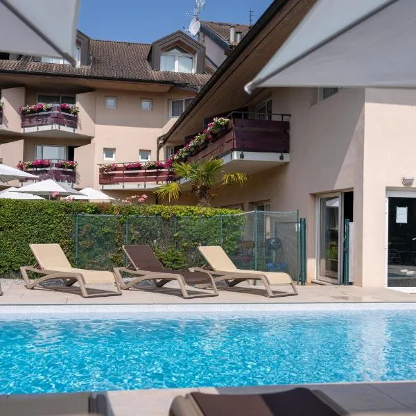 Logis Hotel Arc En Ciel，位于托农莱班的酒店