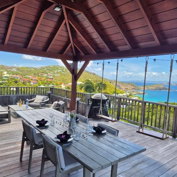 Villa Davina - Dreamy escape, sea view in St Barth，位于Saint Barthelemy的酒店
