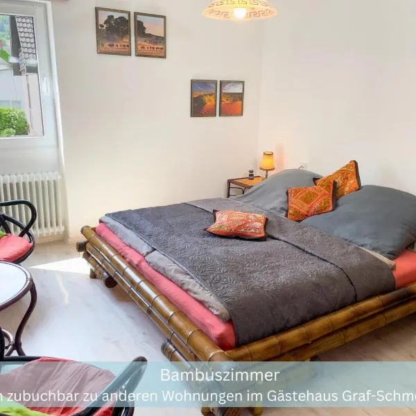Bambuszimmer im Gästehaus Graf-Schmelzer，位于特里滕海姆的酒店