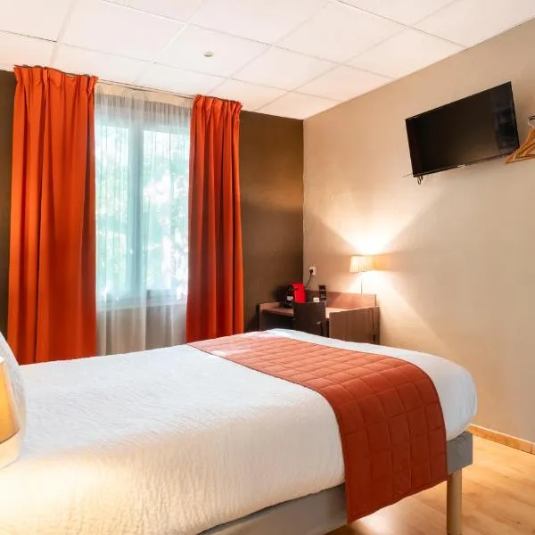Logis Hôtels et restaurant La Pause Rn7，位于La Coucourde的酒店