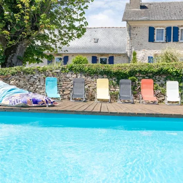 Gîte Jean Montet, piscine chauffée partagée, Wifi, salle de jeux, animaux de la ferme，位于Beynat的酒店