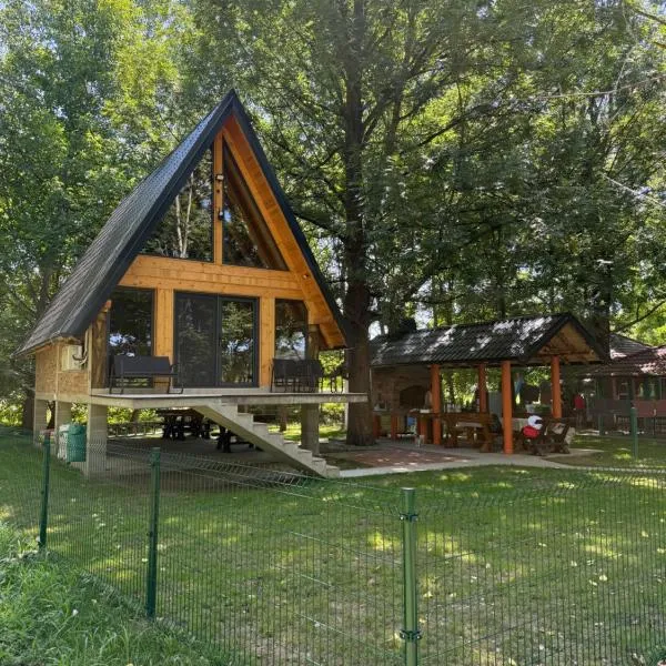 Vikendica na Drini Natasa，位于Mali Zvornik的酒店