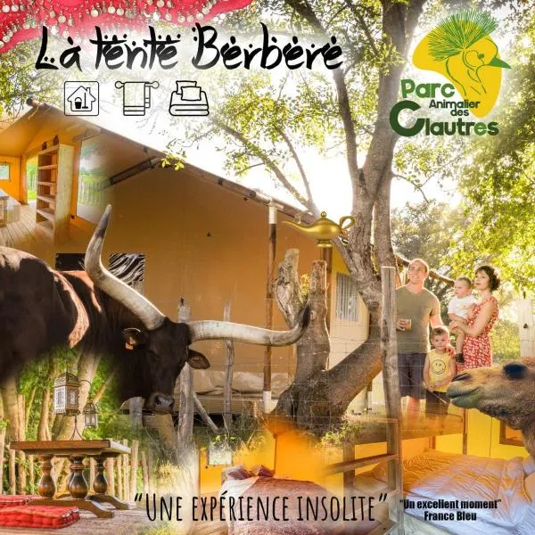 Parc animalier des Clautres - Maison Roulottes Tente，位于Bord-Saint-Georges的酒店