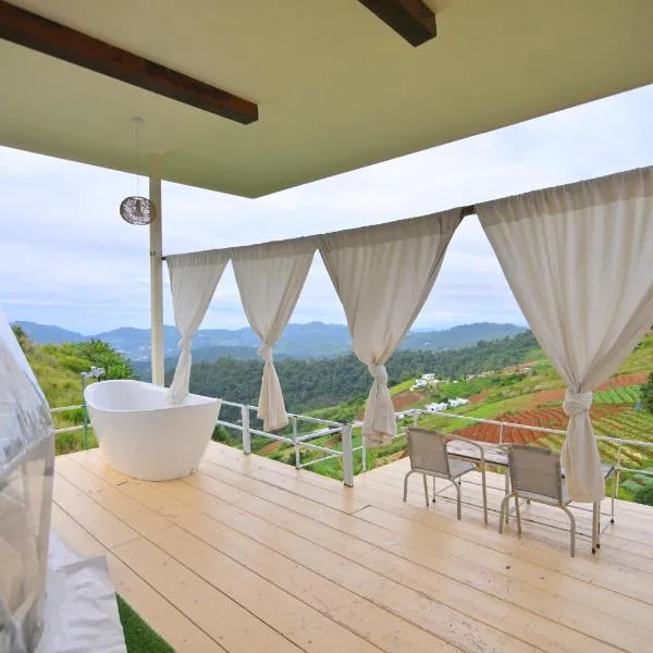 ภูวินคาเฟ่ โฮมสเตย์ Phuwin Homestay Monjam，位于Mon Jam的酒店